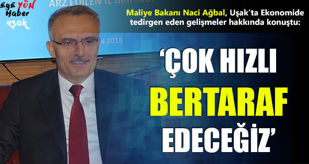 Maliye Bakanı Naci Ağbal,