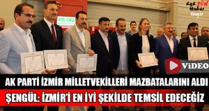 AK Parti İzmir’de Mazbata Heyecanı