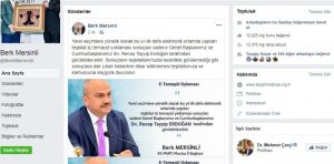 Başkan Mersinli’den e-temayül sonuçlarına ilişkin açıklama
