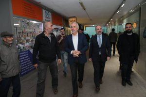 Başkan Saraçoğlu, 15 Temmuz Şehitler Alt Geçidi esnaflarını ziyaret etti