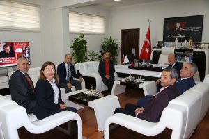 CHP heyetinden Başkan Özakcan’a ziyaret