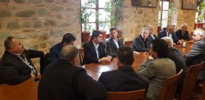 MHP Büyükşehir Adayı Akın oda başkanlarını dinledi