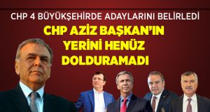 CHP’DE İzmir Adayı Ortada Yok Ama 4 Büyükşehir’de Adaylar Belli Oldu