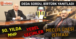 Gazeteci Deda Sordu, MHP İl Başkanı Birtürk Cevapladı