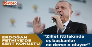 Cumhurbaşkanı Erdoğan: “Zillet ittifakında eş başkanlar ne derse o oluyor”
