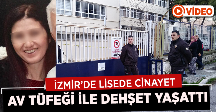 İzmir'de bir lisede temizlik