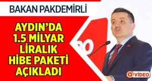 Bakan Pakdemirli, Aydın’da 1.5 milyar lira değerinde hibe paketi açıkladı