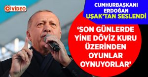 Cumhurbaşkanı Erdoğan Uşak’ta Vatandaşlara Seslendi