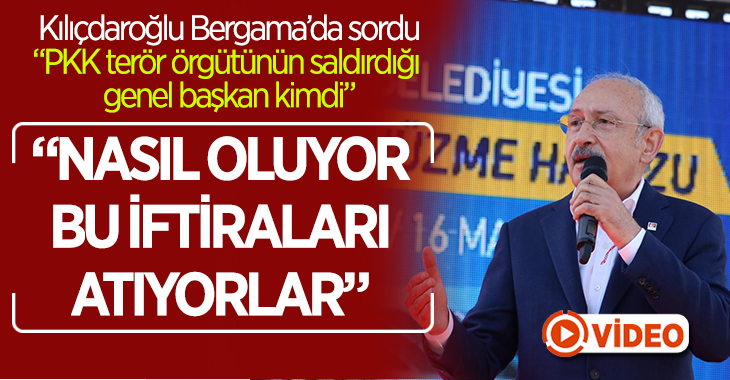 CHP Genel Başkanı Kılıçdaroğlu,
