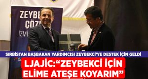Sırbistan Başbakan Yardımcısı: “Zeybekci için elimi ateşe koyarım”