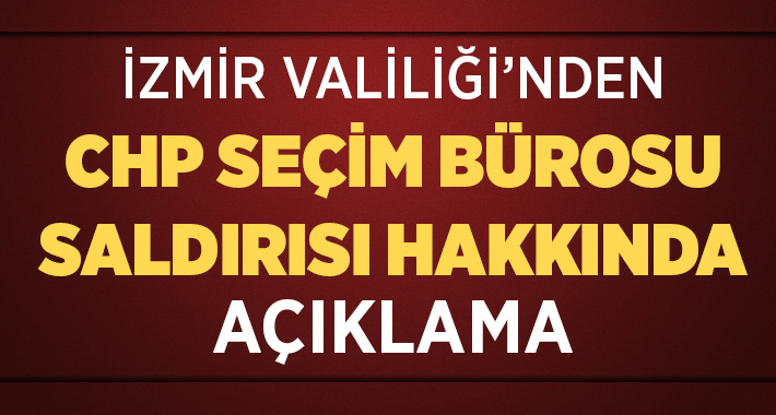 İzmir Valiliği, CHP Bayraklı