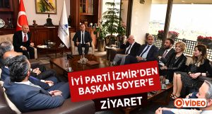 İYİ Parti İzmir İl Başkanı Hüsmen Kırkpınar, Başkan Soyer’i ziyaret etti