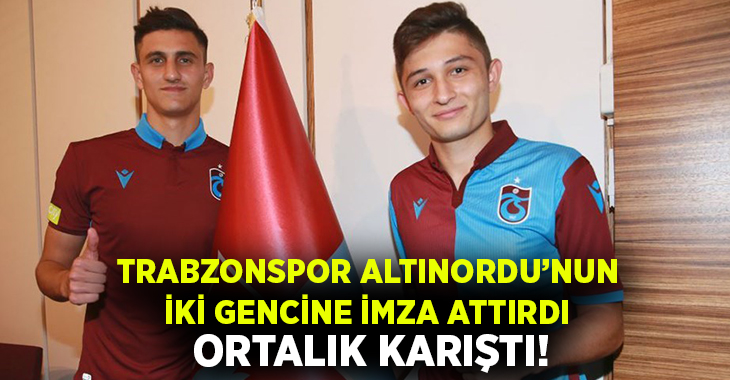 Altınordu Kulübü, Trabzonspor'la sözleşme