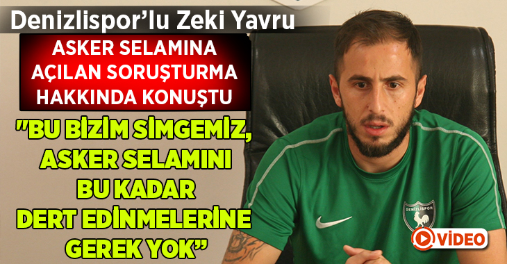 Denizlispor’un defans oyuncusu Zeki