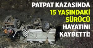 Afyonkarahisar Şuhut’ta patpat kazası.. 15 yaşındaki sürücü Serkan Ceylan hayatını kaybetti!