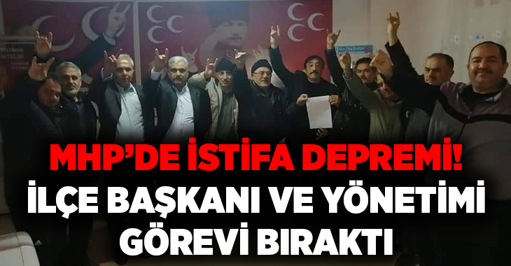 MHP Denizli'de istifa şoku