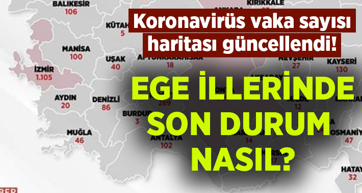 Türkiye’de koronavirüs vaka sayısı