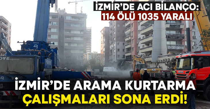 İzmir'de meydana gelen depremin