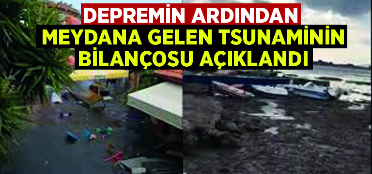 İzmir'de meydana gelen depremin