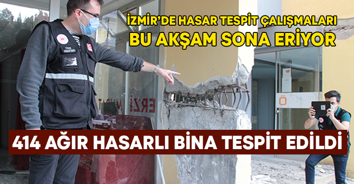 İzmir’deki depremin ardından binalardaki