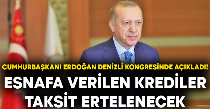 Cumhurbaşkanı Erdoğan, ‘Esnaf ve