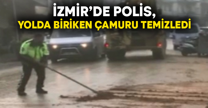 İzmir Tire'de bir polis