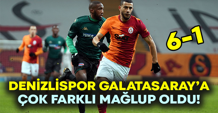 Yukatel Denizlispor deplasmanda Galatasaray