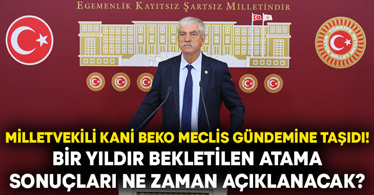 CHP İzmir Milletvekili Kani