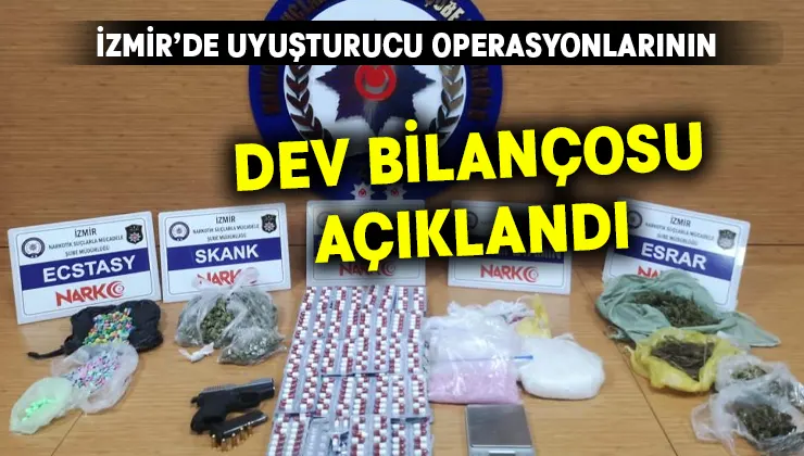 İzmir polisi, uyuşturucuyla mücadelesine