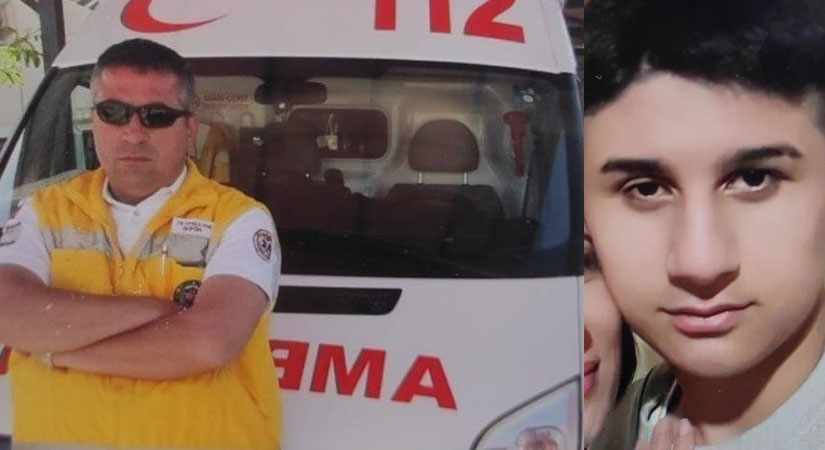 Denizli'de ambulans şoförü babasını