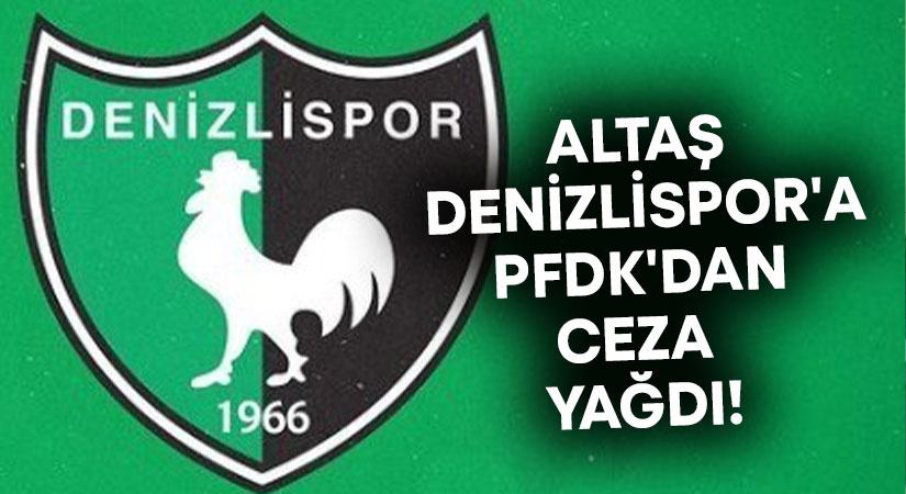 Altaş Denizlispor-Manisa FK maçının