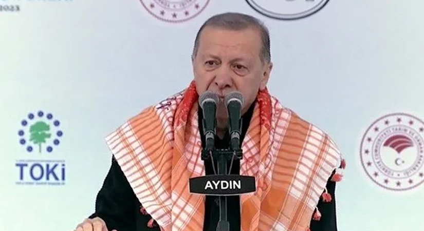 Aydın'da konuşan Cumhurbaşkanı Erdoğan,
