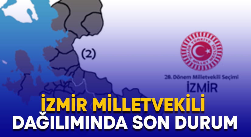 İzmir'de oy sayımı tamamlandı.