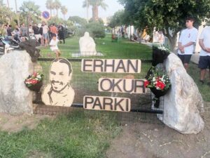 Datça’da Okur’un adının verildiği park hizmete açıldı