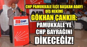 Gökhan Çankır, CHP Pamukkale İlçe Başkanlığı adaylığını duyurdu