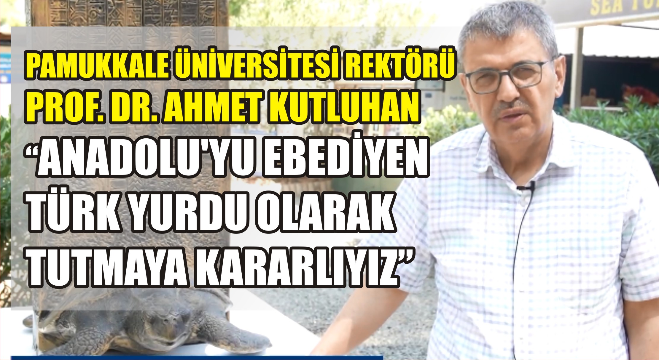 Pamukkale Üniversitesi Rektörü Prof.