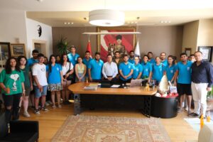 Başkan Aras, Tarım Kampı öğrencilerini ağırladı