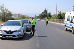 Aydın’da 8 ayda 823 araç trafikten men edildi