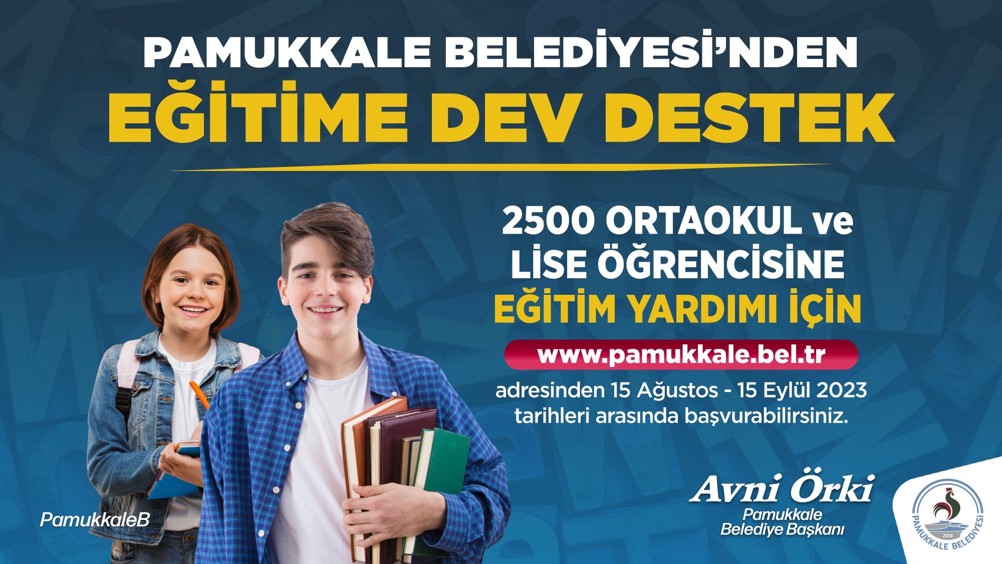 Pamukkale Belediyesinin 2023-2024 eğitim