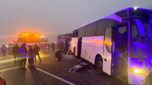 Kuzey Marmara Otoyolu’nda feci kaza! 3 otobüs birbirine girdi, 11 ölü, 57 yaralı