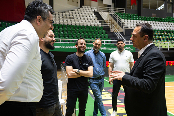 Bornova Belediye Başkanı Ömer Eşki, Türkiye Basketbol İkinci Ligi Final