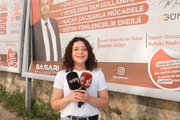 Denizli’de meslek odalarında seçim heyecanı hız kesmeden devam ediyor. Kentte