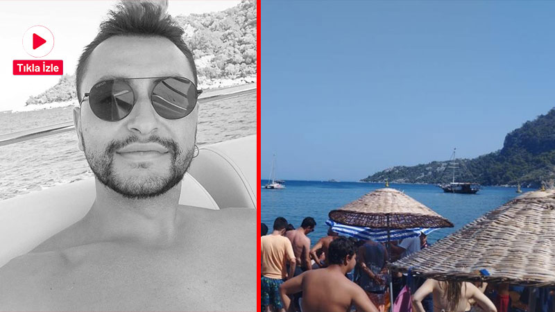 Muğla’nın Marmaris ilçesinde denize giren 30 yaşındaki Orkun Ege Kavak,