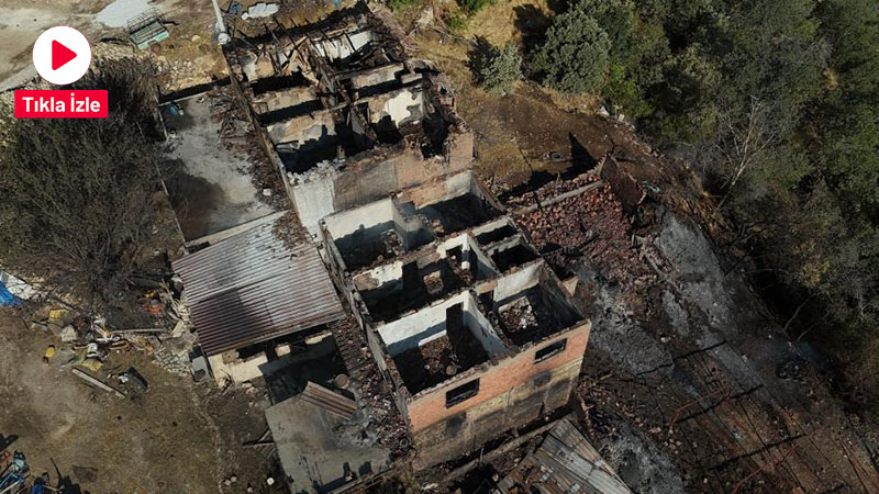 Uşak’ın Sivaslı ilçesine bağlı Ketenlik Köyü’nde dün öğle saatlerinde başlayan