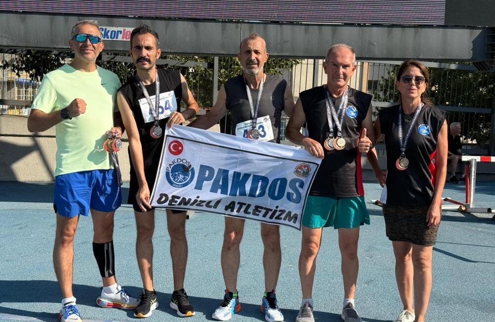 Denizlili Master Atlet Abdullah Yavuz Ertekin, 1500 metrede rüzgar gibi