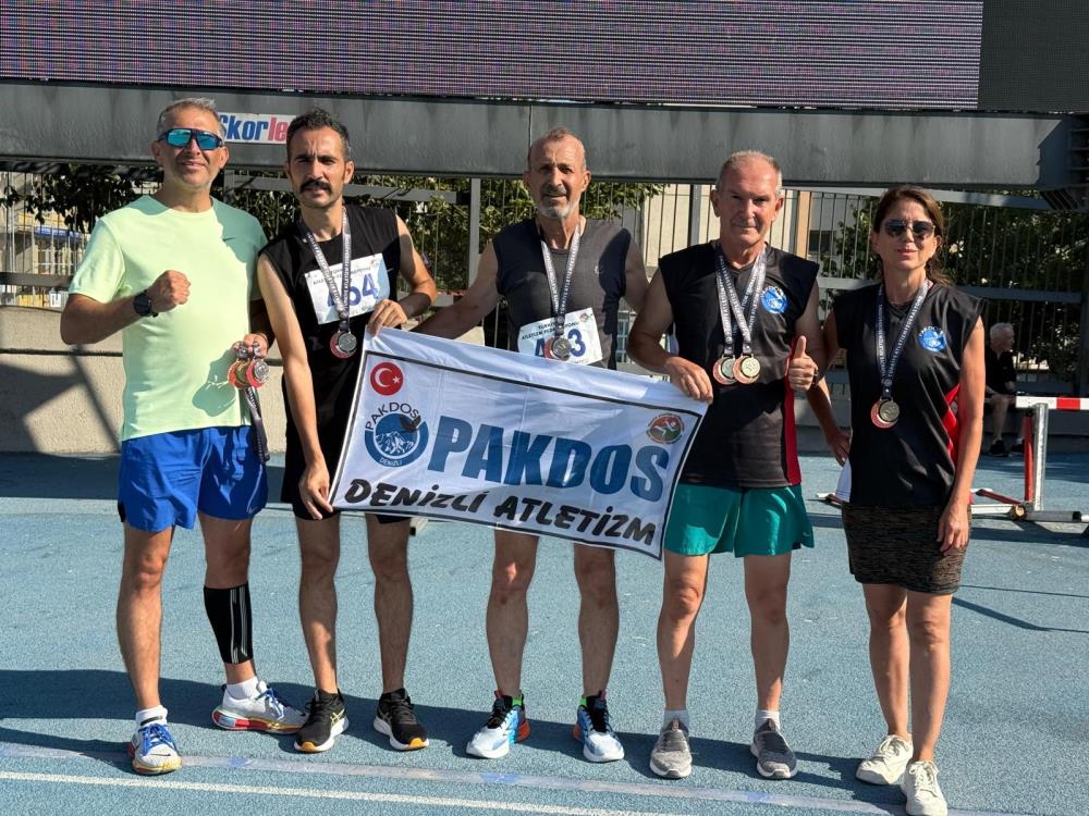 Denizlili Master Atlet Abdullah Yavuz Ertekin, 1500 metrede rüzgar gibi