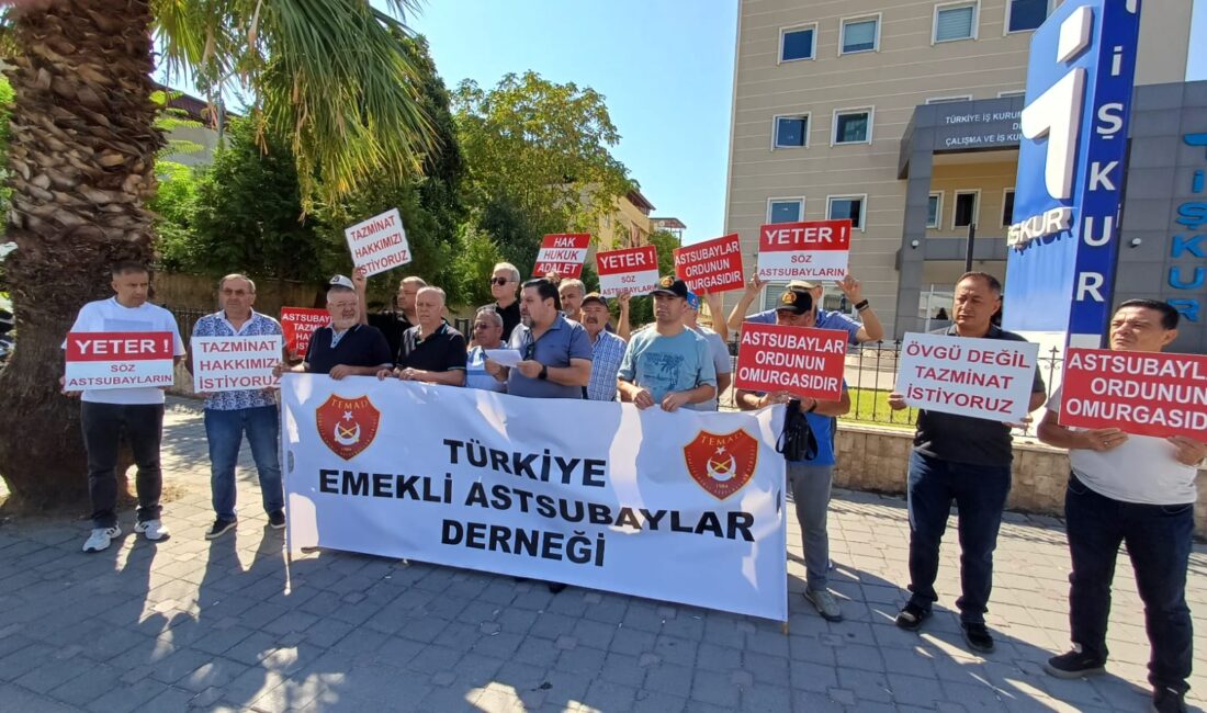 Türkiye Emekli Astsubaylar Derneği (TEMAD) Denizli Şubesi üyeleri, artan hayat