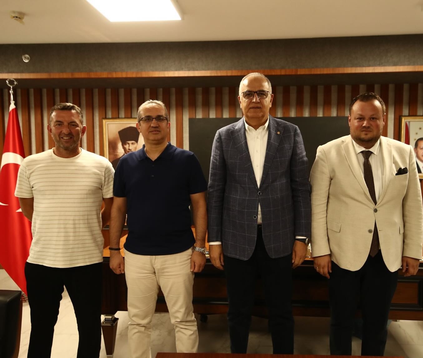 Denizli Büyükşehir Belediyespor Kulübü, Türkiye Voleybol Federasyonu (TVF) Başkanı Mehmet