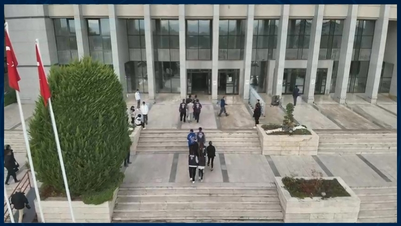 Denizli merkezli düzenlenen yasa dışı bahis operasyonunda yakalanan 11 şüpheliden