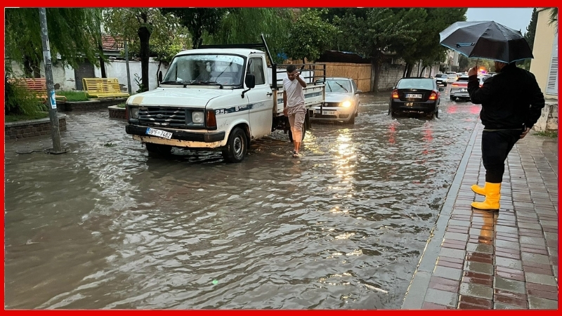 Meteoroloji Genel Müdürlüğü verilerine göre Aydın genelinde etkili olan yağışlarda